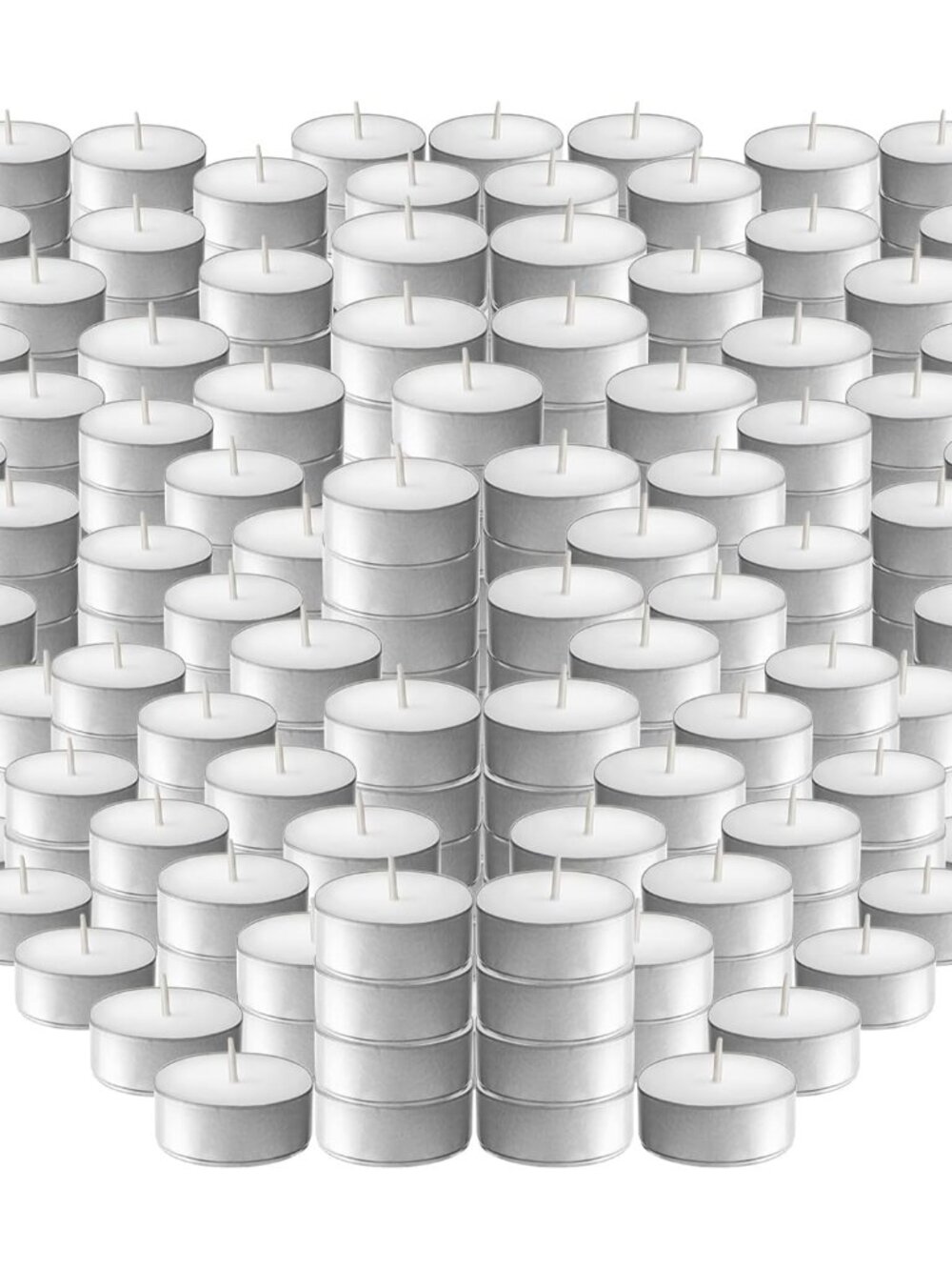 Tea Light Candles – Set of 200 Unscented Tea Lights – Burns Aprx. 4 Hours – Part
